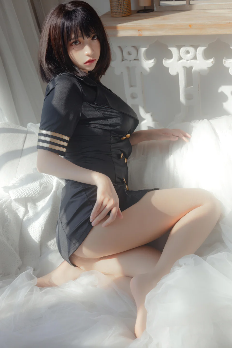 疯猫ss - No.158 黑色制服 [40P-284MB] tg@simisebaisi 【丝足阁】008.webp